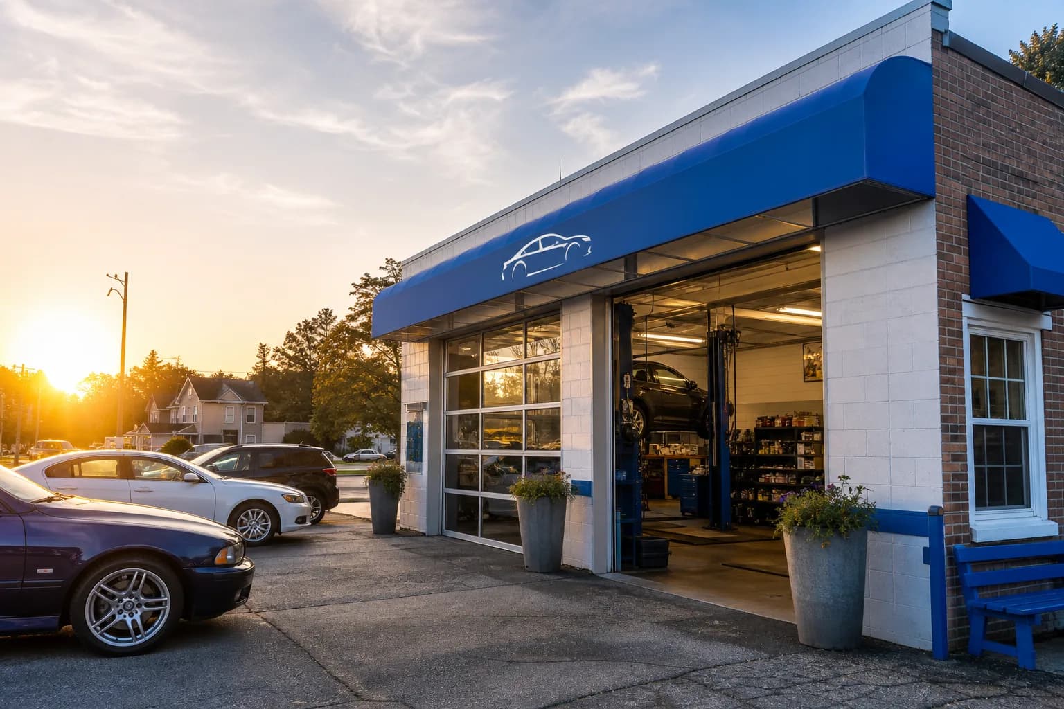 Neighborhood auto shop on Fort Street — Sam's Jack's Auto Repair since 2001